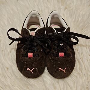 Puma Brown Suede Baby Sneakers